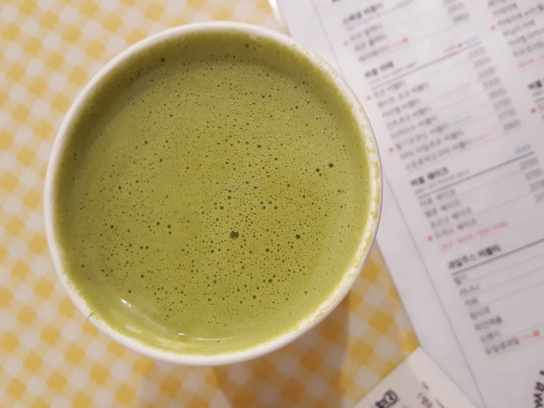 green tea latte